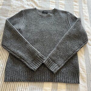 A.P.C Wool Cashmere Crew Neck Sweater Size Xs Grey